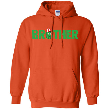 Brother Watermelon Funny Summer Melon Fruit Shirt For Brother Orange