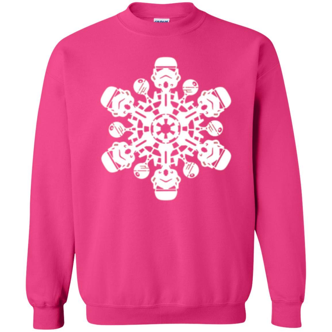 Film T-shirt Star Wars Stormtrooper Christmas Snowflake Graphic Heliconia