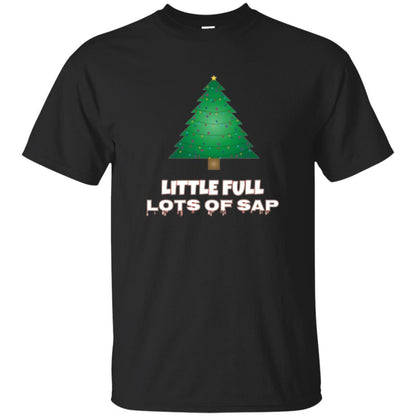 Christmas T-shirt Little Full Lots Of Sap Black