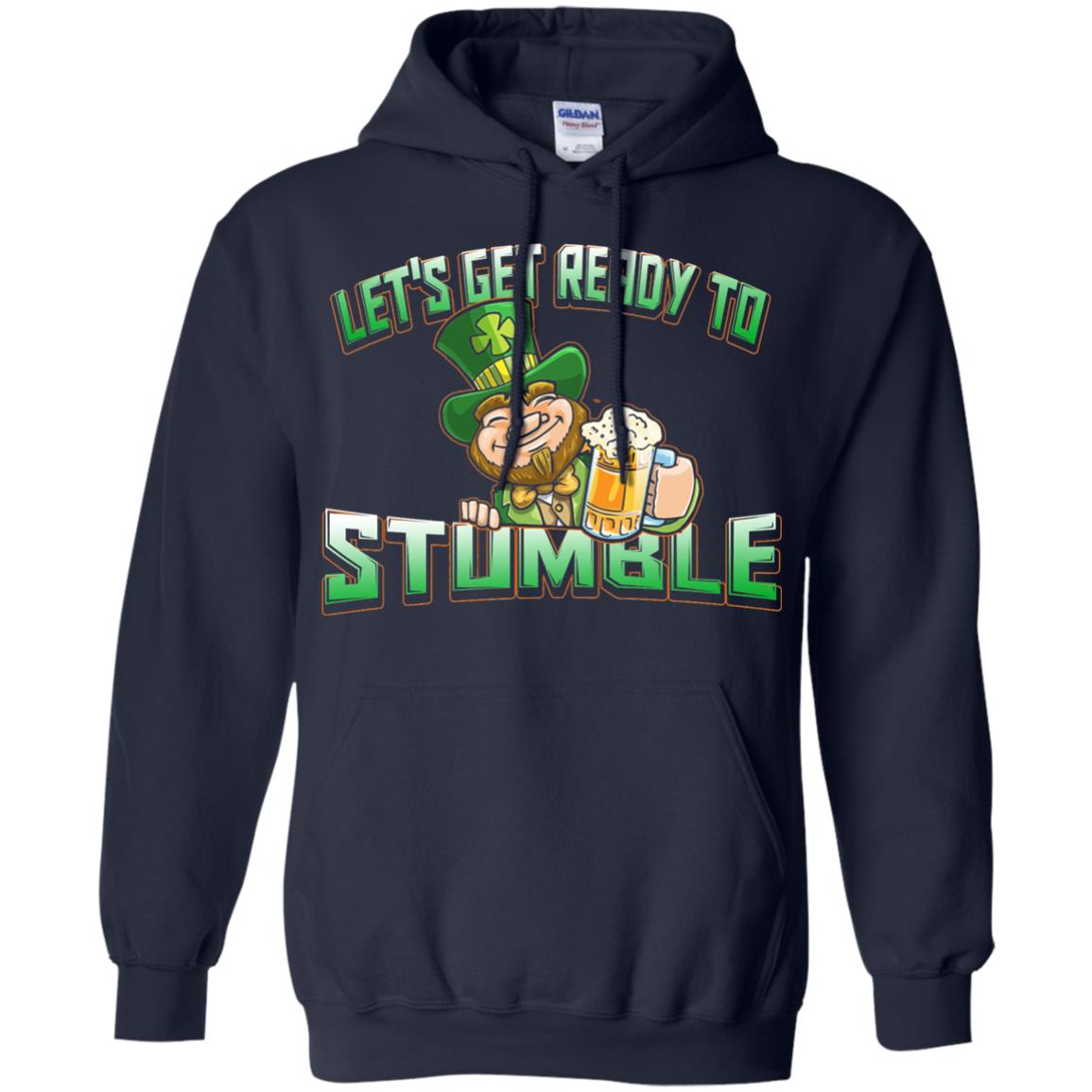 St.patrick_s Day T-shirt Let_s Get Ready To Stumble Navy