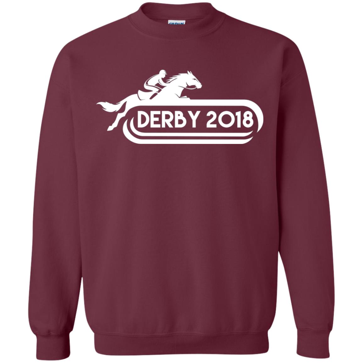 Derby 2018 Shirt Derby 2018 Horse Racing Maroon