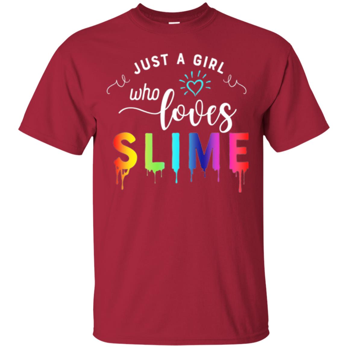 Slime Lover T-shirt Just A Girl Who Loves Slime Cardinal