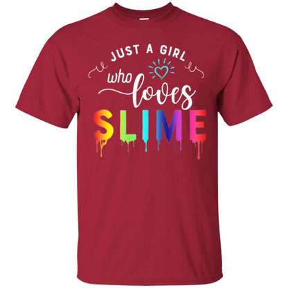 Slime Lover T-shirt Just A Girl Who Loves Slime Cardinal