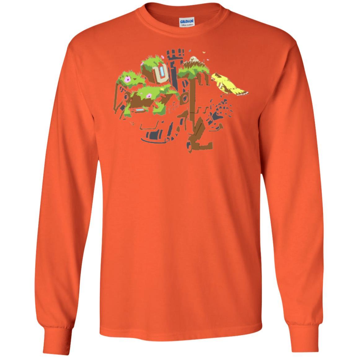 Film T-shirt Bastion Overgrown Spray T-shirt Orange