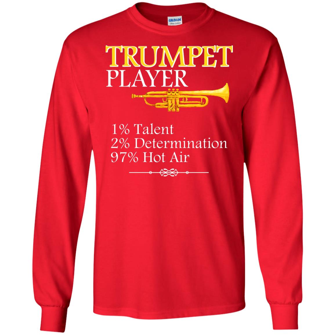 Trumpet Player Gift Shirt For Trumpet Lover Red