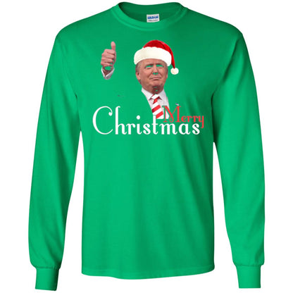 Trump Merry Christmas T-shirt Irish Green