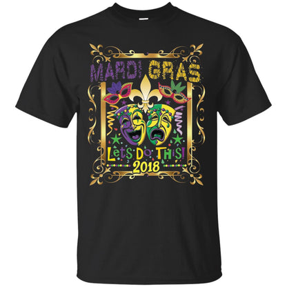 Fleur Symbol New Orleans Parade Mardi Gras T-shirt Black