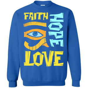 Faith Hope Love Christian T-shirt