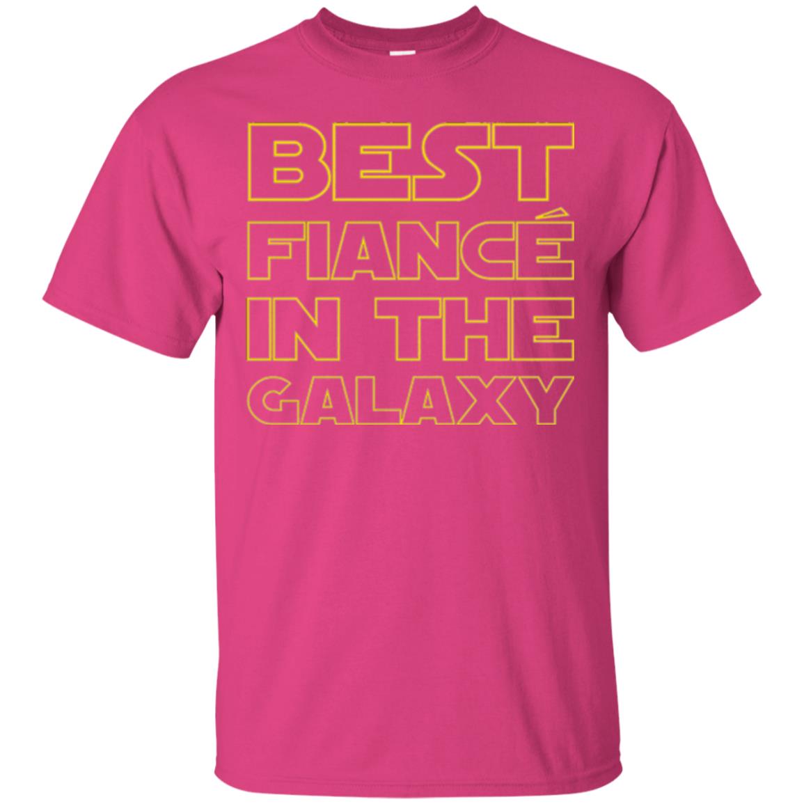 Engaged Married Wedding T-shirt Best Fiance In The Galaxy Heliconia