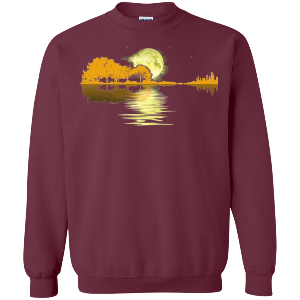 Guitar Lake Shadow T-shirt Maroon