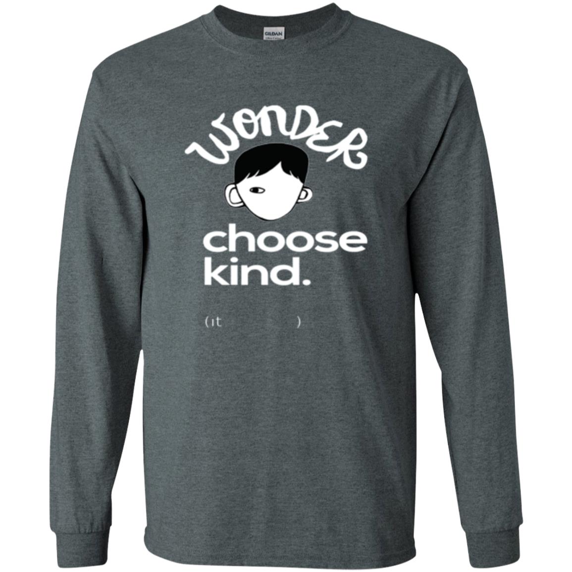 Anti Bullying T-shirt Choose Kind Dark Heather
