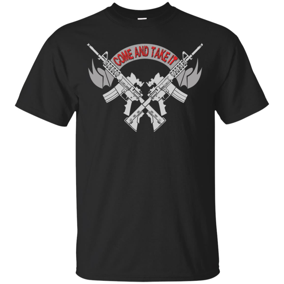 Military T-shirt Come And Take It Black