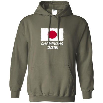Football Lover T-shirt Japan Champions 2018 T-shirt Military Green