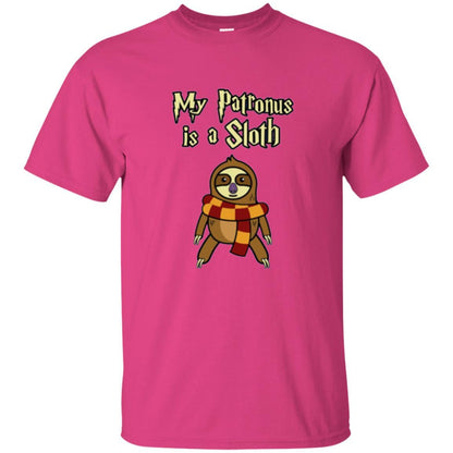 Christmas T-shirt My Patronus Is A Sloth T-shirt Heliconia