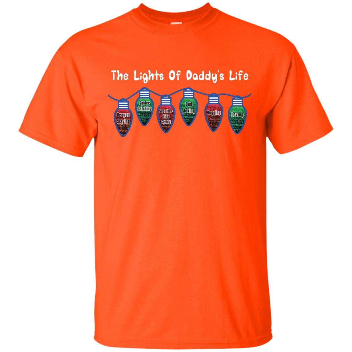 The Lights Of Daddy Life Dragon Spider Catching Shoulder Ride Giving Bad Joking Hugging Loving Orange
