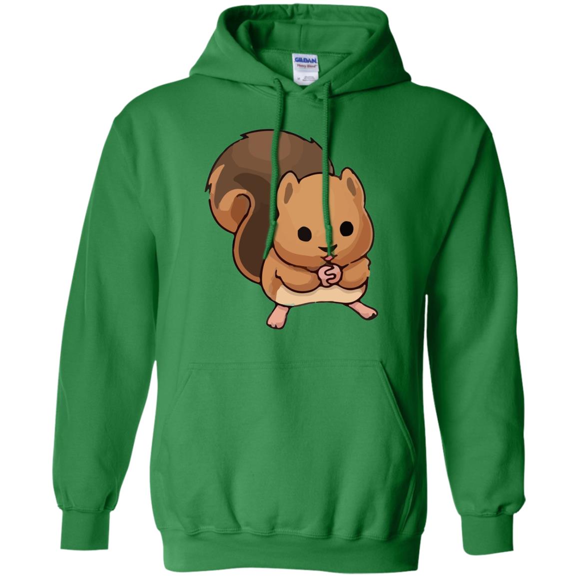Cute Squirrel Graphic T-shirt Irish Green
