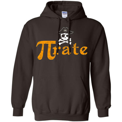 Math Pirate Pi Day T-shirt Funny Math Pirate Dark Chocolate