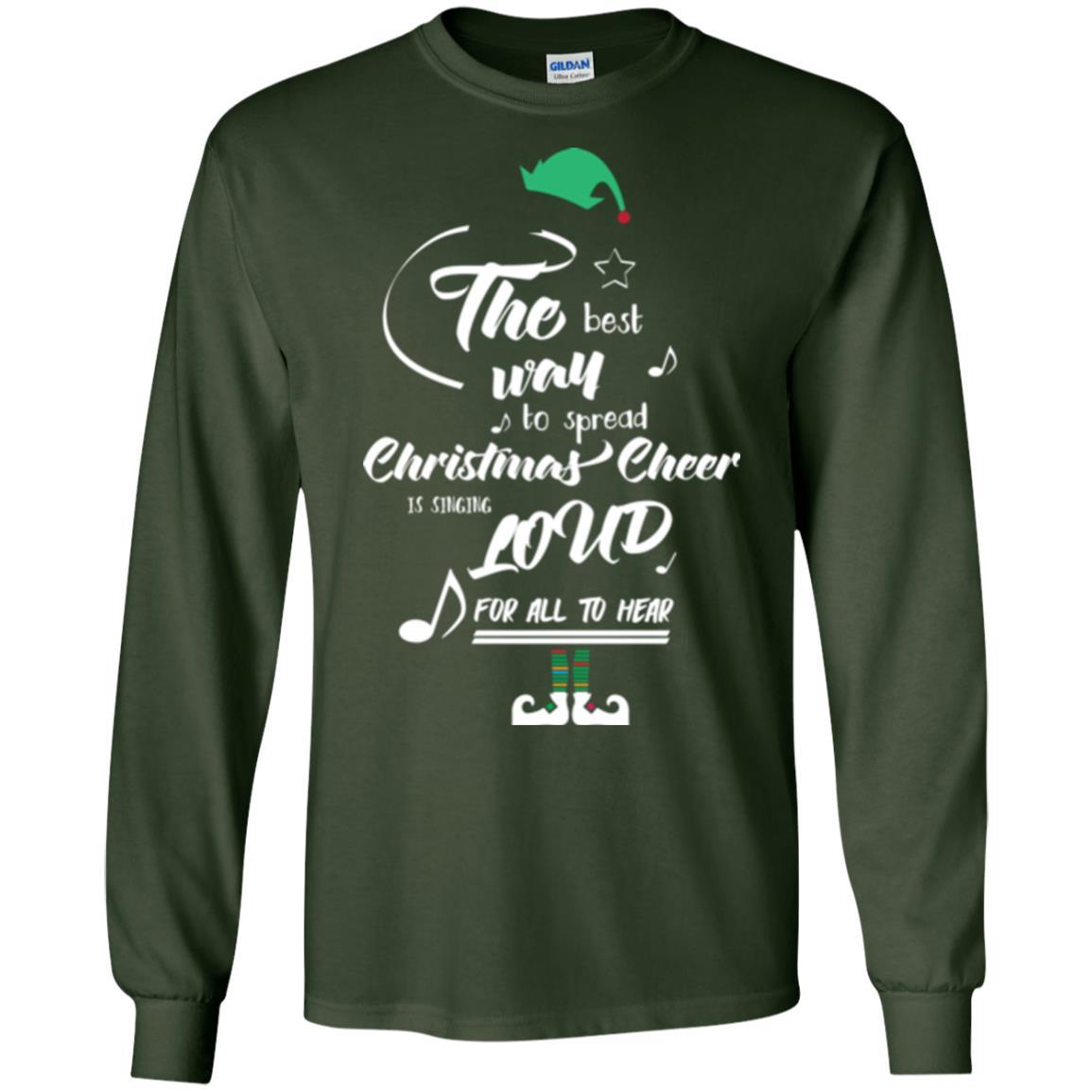 Christmas T-shirt The Best Way To Spread Forest Green