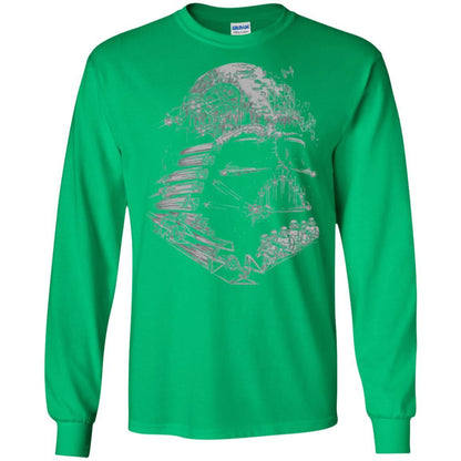 Film T-shirt Star Wars Darth Vader Build The Empire Graphic Irish Green