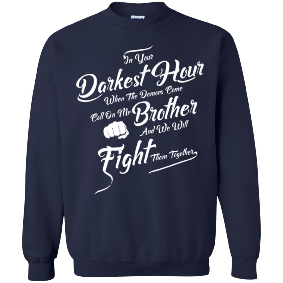 Family T-shirt In Your Darkest Hour Navy