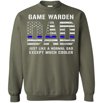 Game Warden Dad Normal Cooler Fathers Day Tbl Shirt Military Green