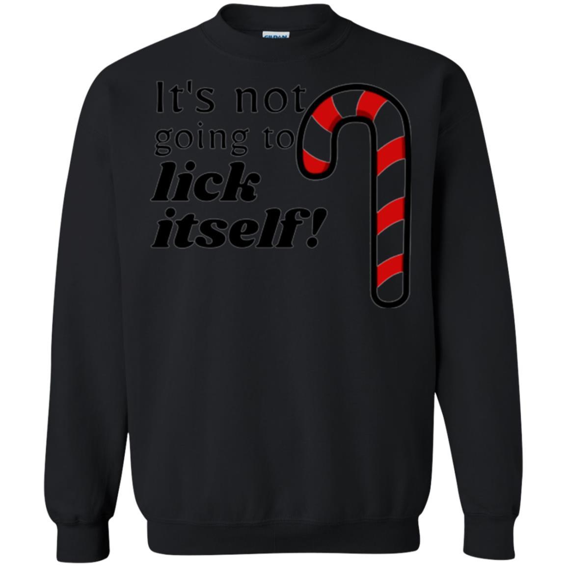 Christmas T-shirt It_s Not Going To Lick Itself Black