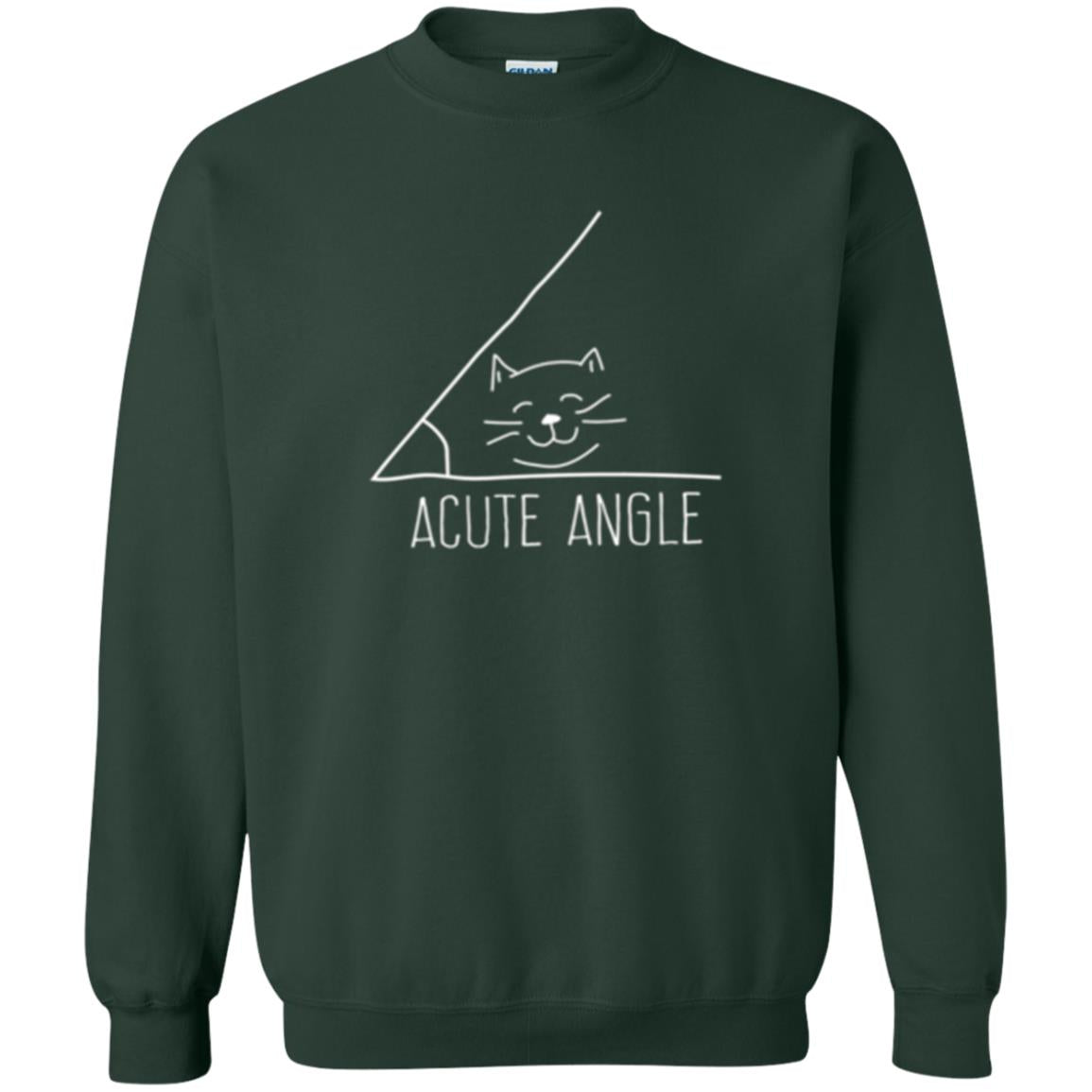 Cat Lovers T-shirt Acute Angle Forest Green