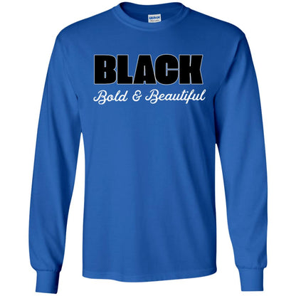 Black Bold And Beautiful Shirt Royal
