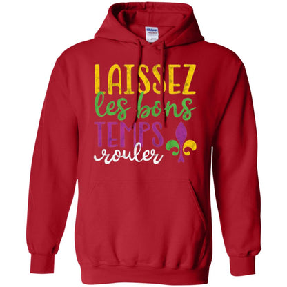 Mardi Gras T-shirt Laissez Les Bons Temps Rouler Red