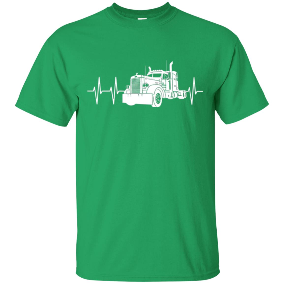 Trucking T-shirt Heartbeat Irish Green