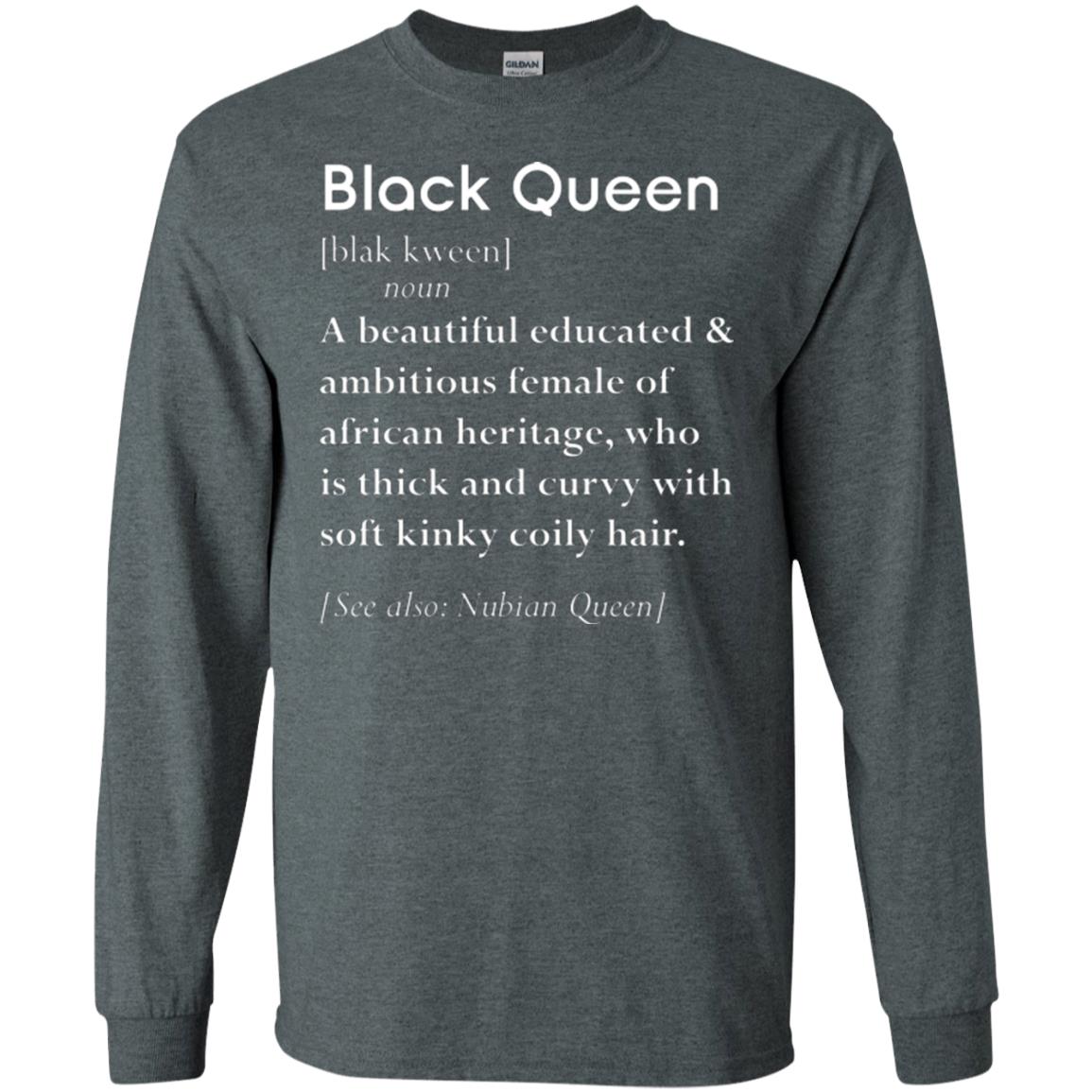 Nubian Queen T-shirt Black Queen Definition Dark Heather