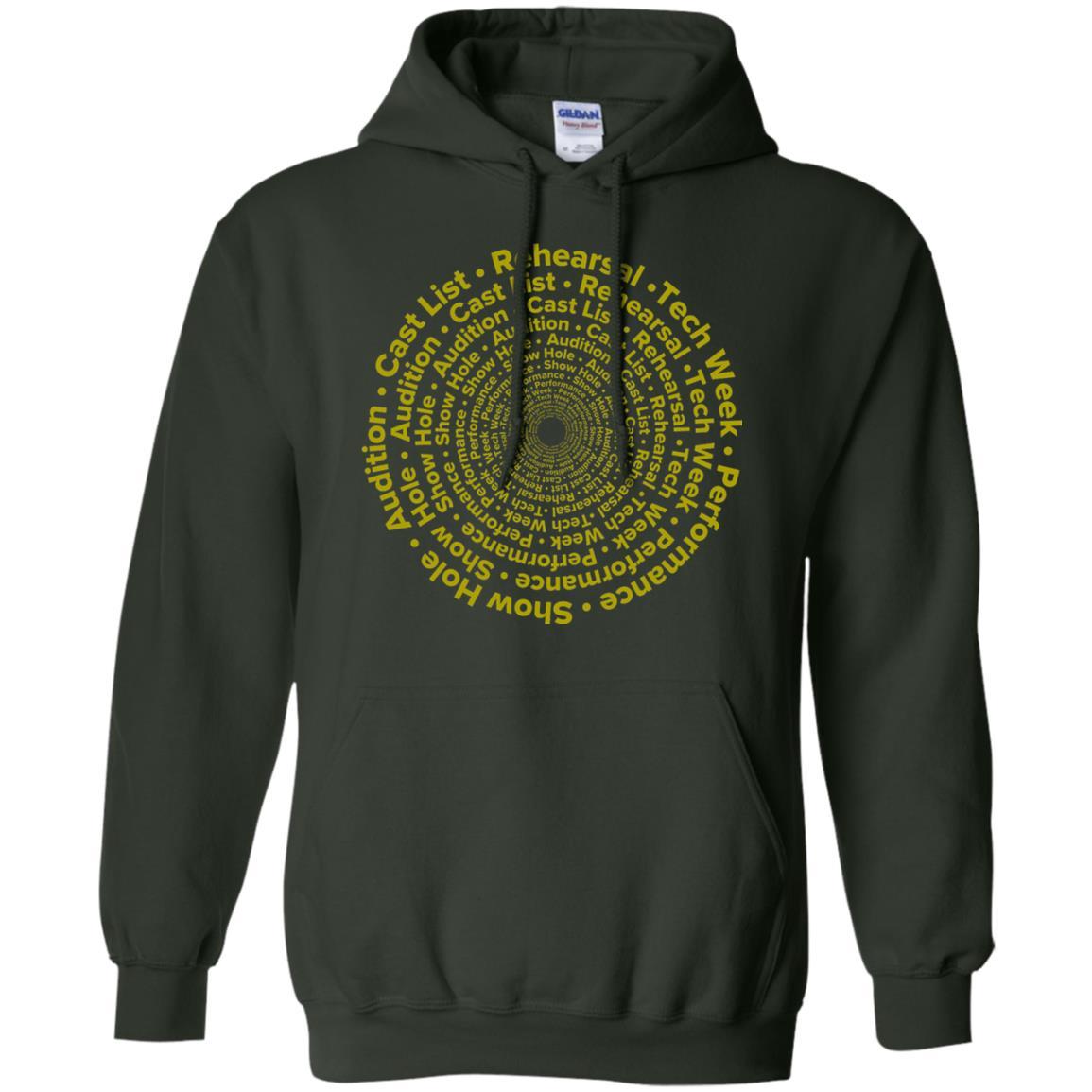 Actor T-shirt Circle Of Life Stages Forest Green