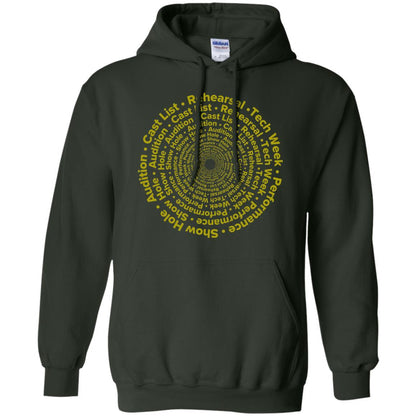 Actor T-shirt Circle Of Life Stages Forest Green