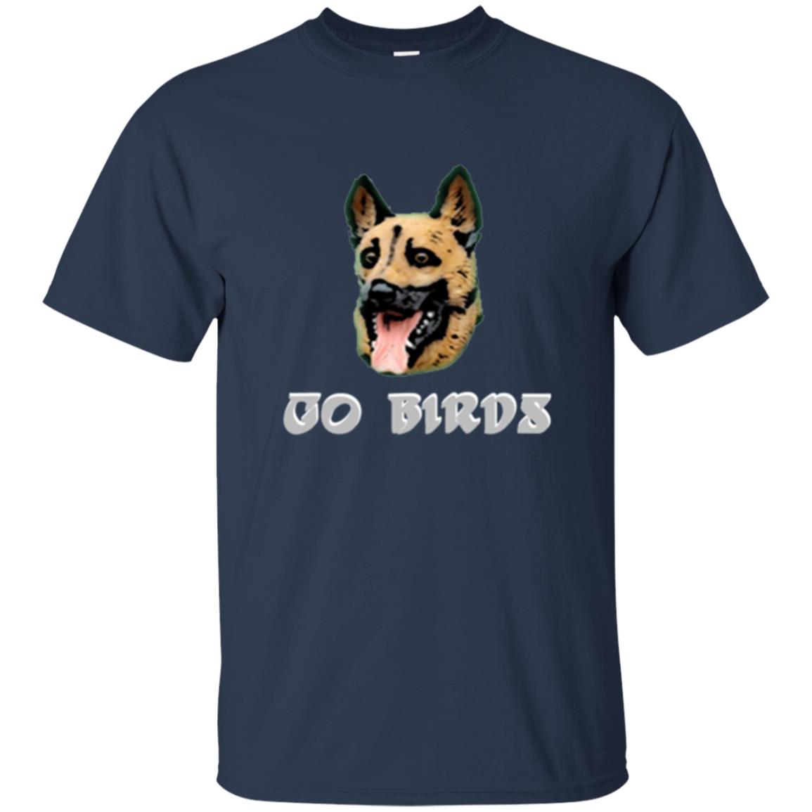 Dog Lover T-shirt Go Birds Underdog T-shirt Navy