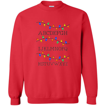 Christmas T-shirt Fairy Lights Red