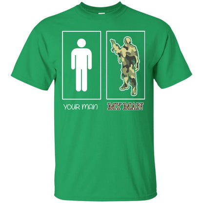 Your Man My Man Military Shirt Irish Green