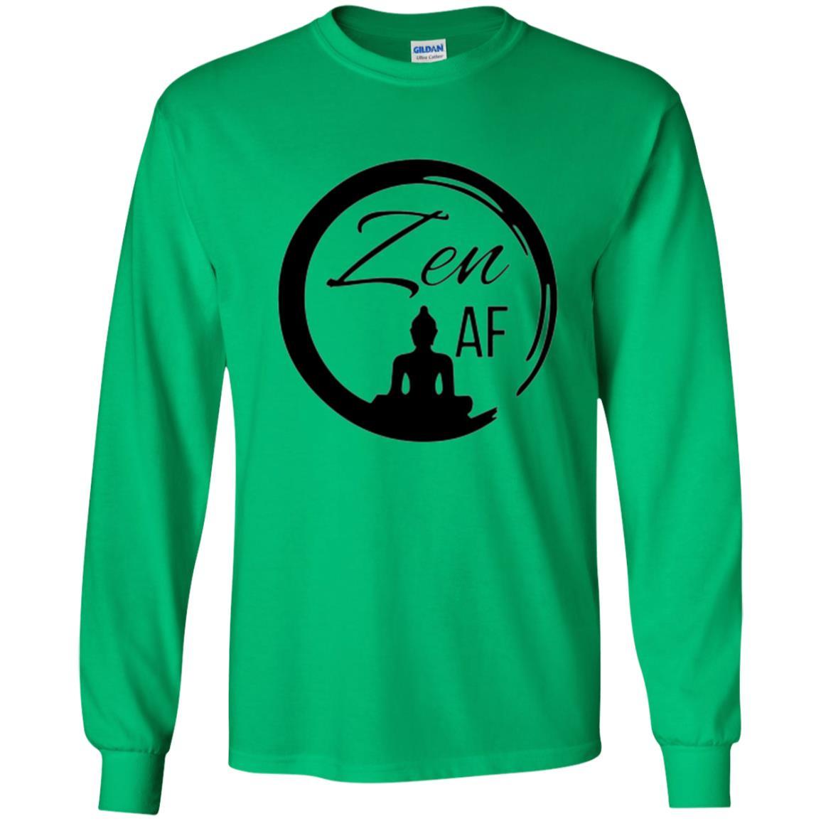 Zen Af Yoga Graphic T-shirt Irish Green