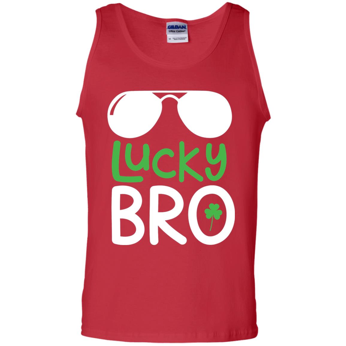 Lucky Bro St. Patrick_s Day T-shirt Red
