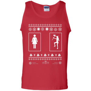 Your Wife And My Wife Valhalla Ugly Christmas Gift Shirt For HusbandG220 Gildan 100% Cotton Tank Top