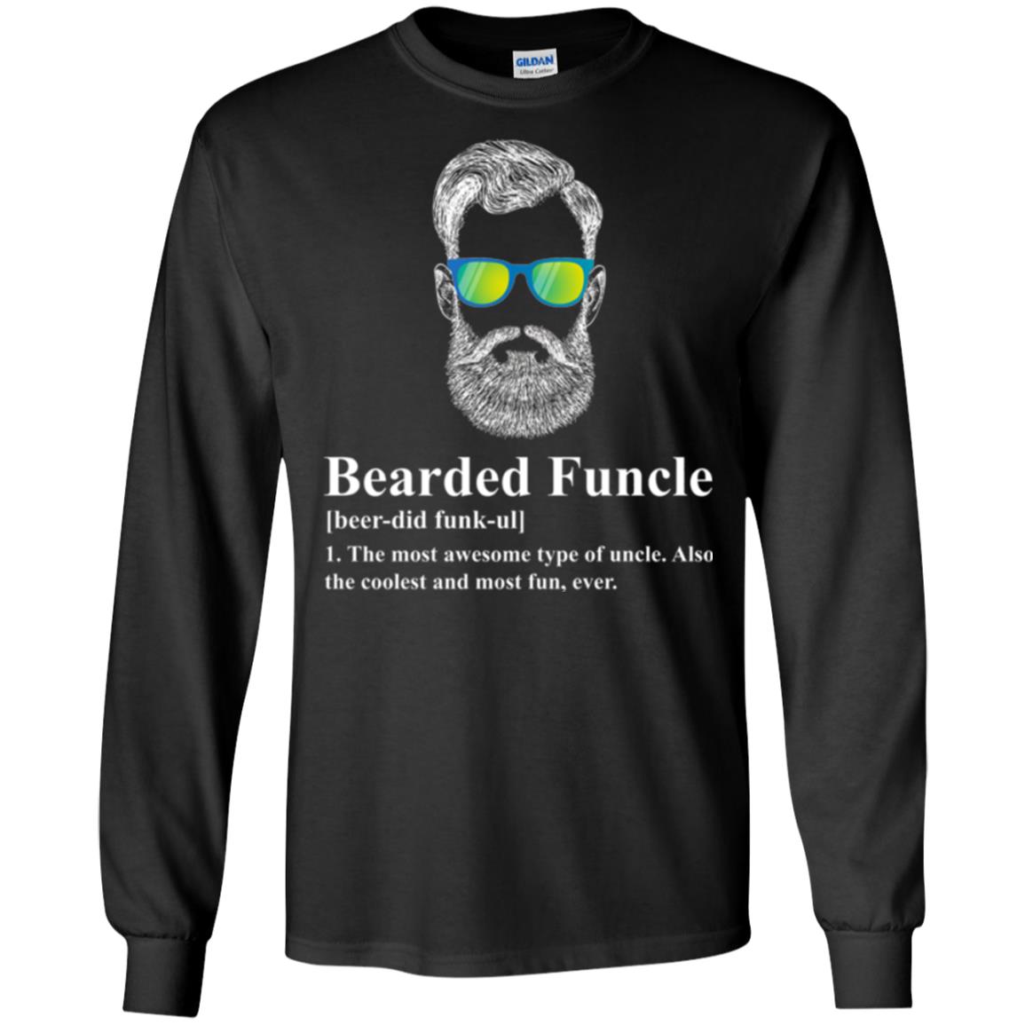 Uncle T-shirt Beared Funcle Black