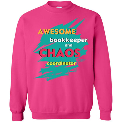 Bookkeeper T-shirt Awesome Bookkeeper And Chaos Coordinator Heliconia