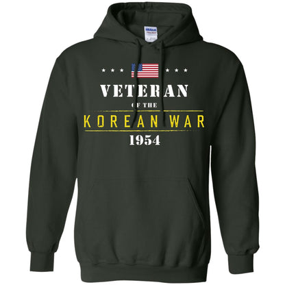 Veteran Of The Korean War 1954 T-shirt Forest Green