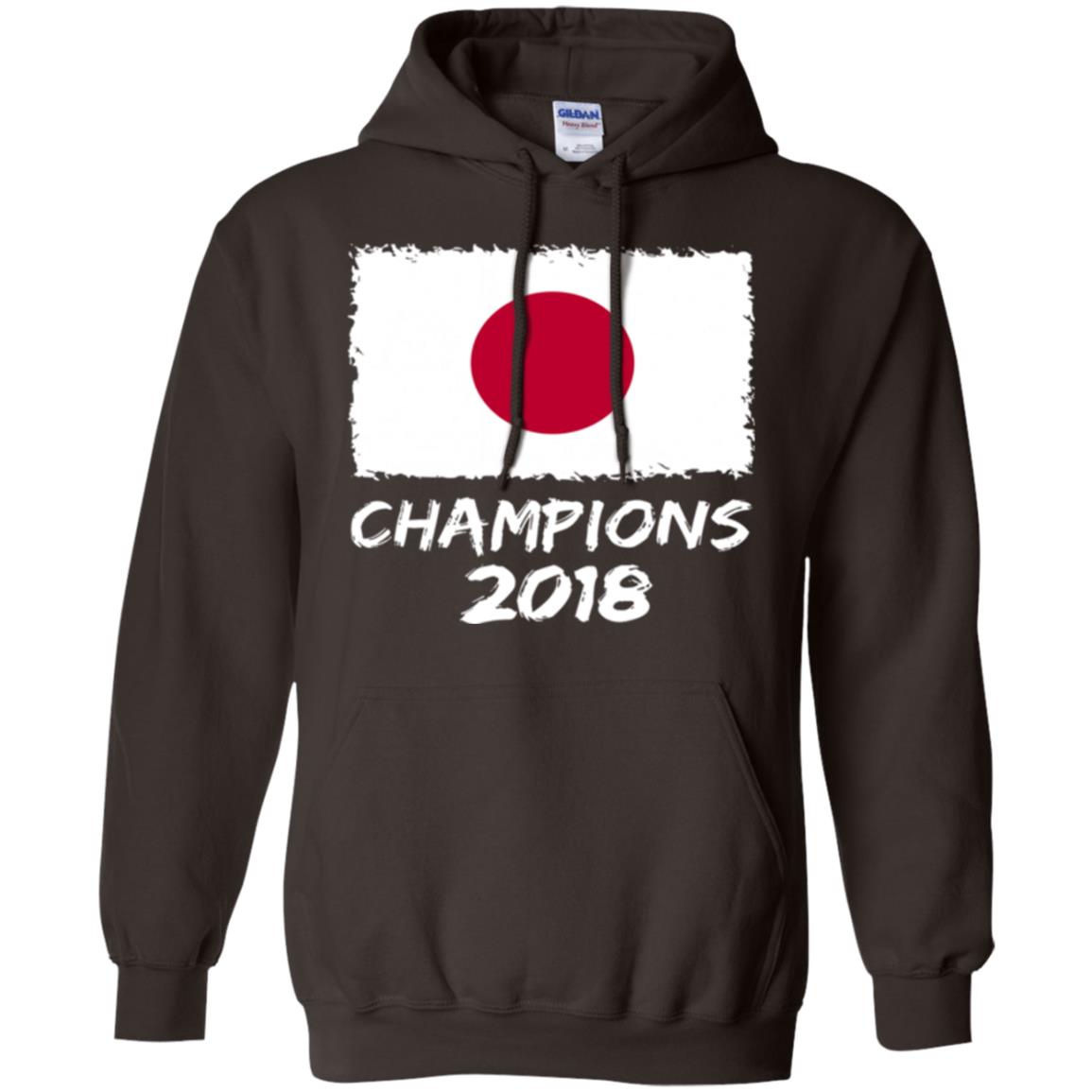Football Lover T-shirt Japan Champions 2018 T-shirt Dark Chocolate