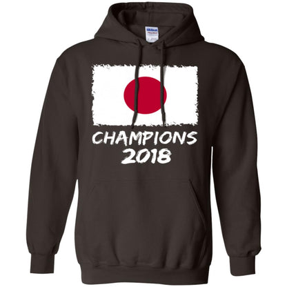 Football Lover T-shirt Japan Champions 2018 T-shirt Dark Chocolate