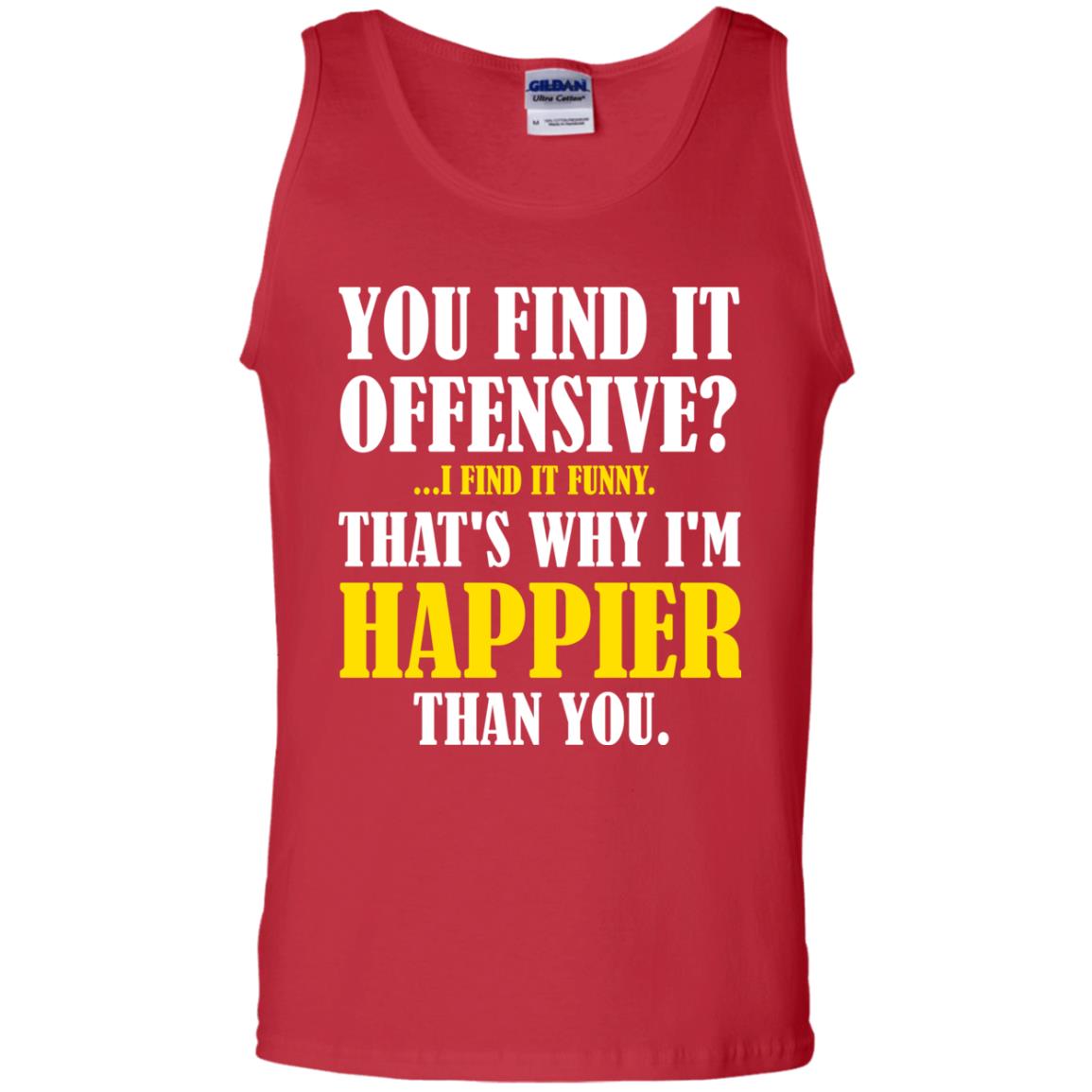 You Find It Offensive I Find It Funny T-shirt Red