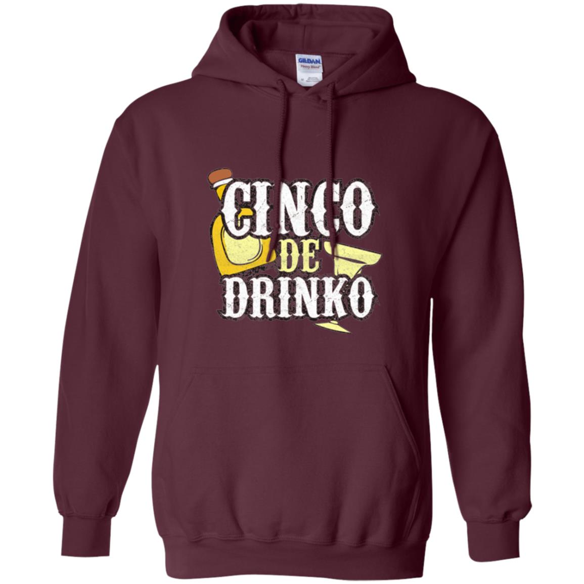 Funny Cinco De Mayo Drinko Celebration T-shirt Maroon