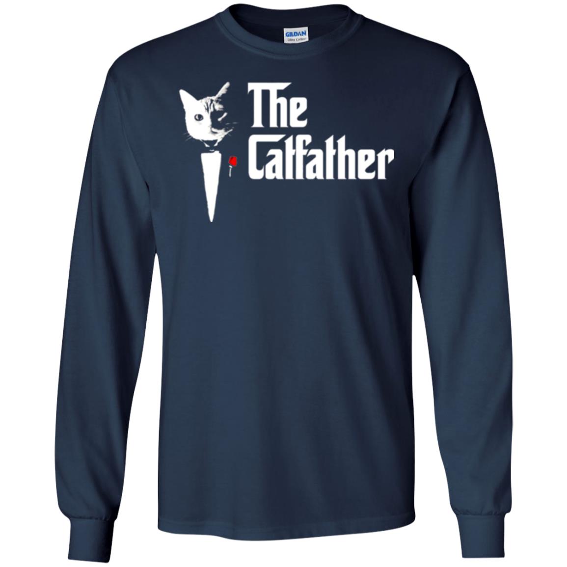 Daddy T-shirt The Catfather Navy