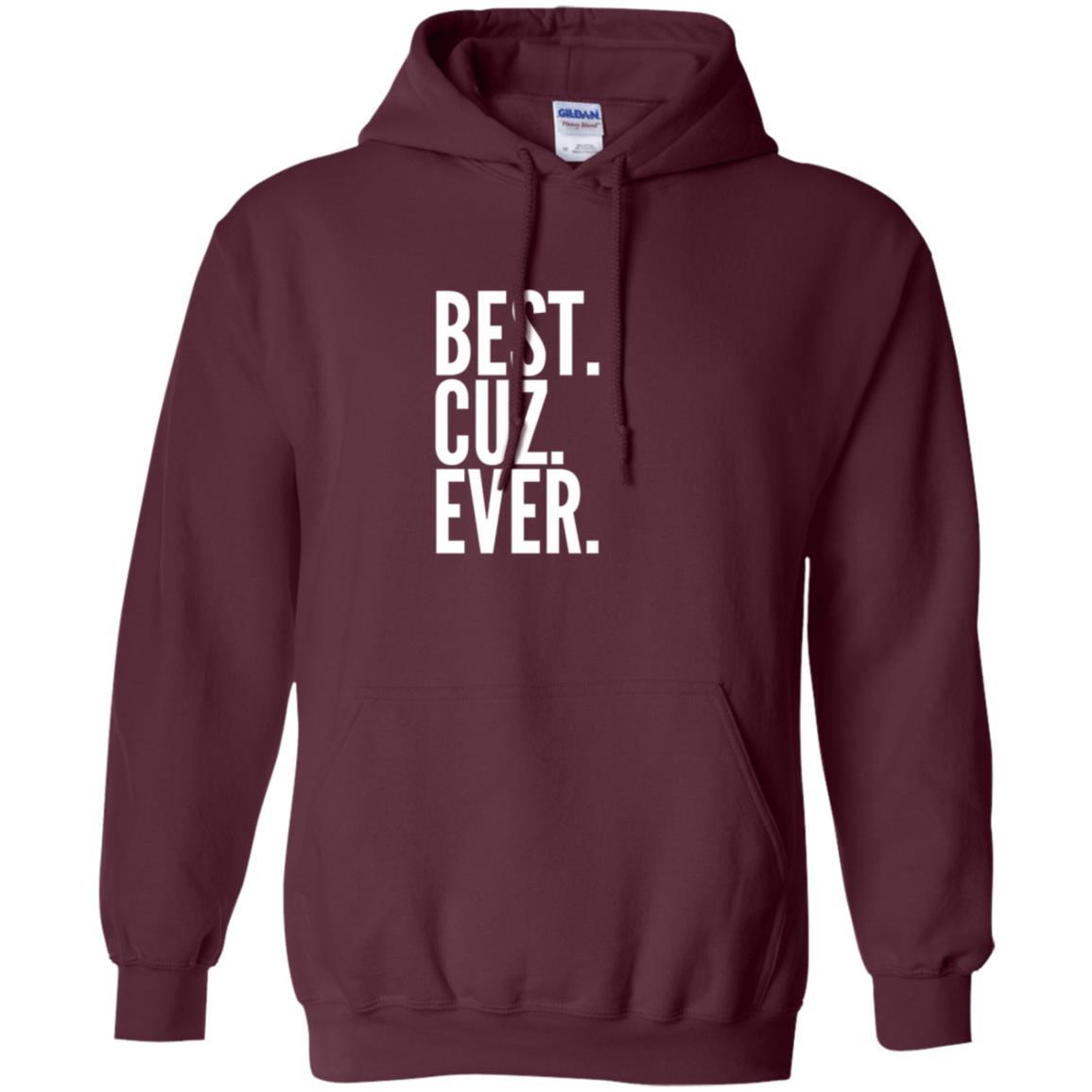 Family T-shirt Best Cuz Ever Maroon