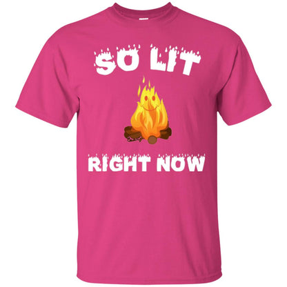So Lit Right Now Camper T-shirt Heliconia