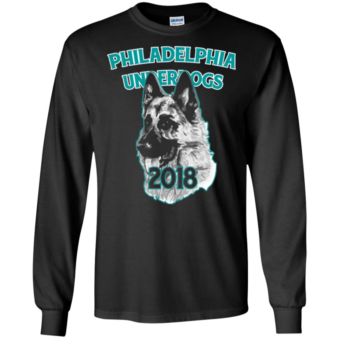 Dog Lover T-shirt Philadelphia Underdogs Celebration 2018 T-shirt Black